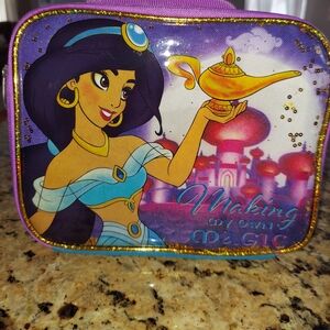 Disney Jasmine Magic Lamp Lunch Bag - Purple and Gold